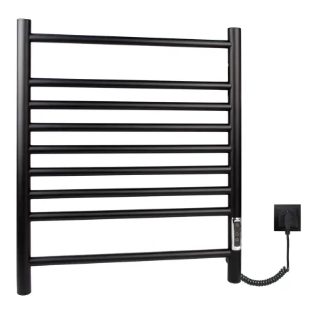 Полотенцесушитель электрический E2.L.50x60.L9.R.Lines (timer) МУАР Black - фото 1